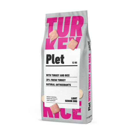 Plet Light Senior Pienso para Perros con Pavo y Arroz
