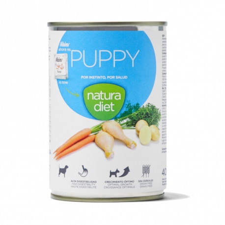 Natura Diet Puppy Comida Húmeda para Cachorros Con Pollo