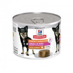 Hills Science Plan Small & Mini Perfect Digestion Comida Húmeda Para Perros Pequeños con Pavo