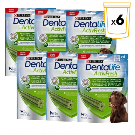 Purina Dentalife Activfresh Large Snack Dental Perros 24 Sticks