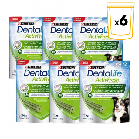 Purina Dentalife Activfresh Medium Snack Dental Perros 30 Sticks