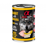Alpha Spirit Comida Húmeda Para Perros con Conejo y Plátano