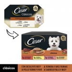 Cesar Multipack Clásicos Comida Húmeda Para Perros en Paté