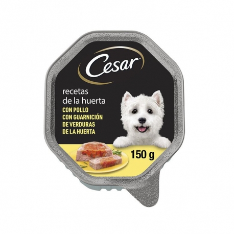 Cesar Recetas de la Huerta Comida Húmeda Para Perros en Paté y Gelatina