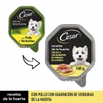 Cesar Recetas de la Huerta Comida Húmeda Para Perros en Paté y Gelatina