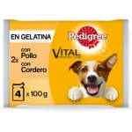 Pedigree Multipack de Comida Húmeda para Perros en Gelatina con Pollo y Cordero