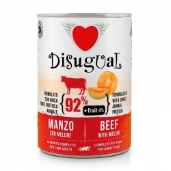 Disugual Comida Húmeda para Perros con Ternera y Melón