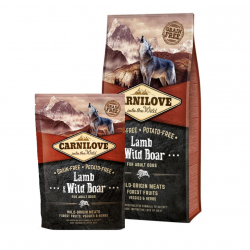 Carnilove Adult Lamb & Wild Boar Au agneau Et Sanglier Pour Chien KILOS GRATUITS!