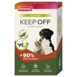 Beaphar Keep Off Gránulos Repelentes de Exteriores Para Perros y Gatos