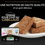 Pro Plan Sterilised Terrine Bacalao Comida Húmeda para Gatos Esterilizados