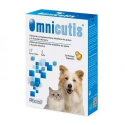 Omnicutis para perros y gatos salud de la piel y el pelo