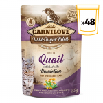 Carnilove Cat Adulto Pouch Sterilised sabor Codorniz