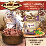 Carnilove Cat Adulto Pouch Sterilised sabor Codorniz