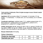 Carnilove Cat Adulto Pouch sabor Trucha