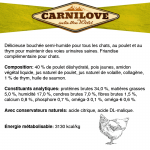 Carnilove Cat Snack Semihumedo sabor Pollo Tomillo