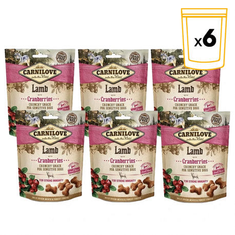 Snack Crunchy Agneau aux Canneberges