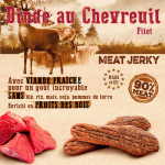 Carnilove Dog Adulto Jerky en filetes sabor Venado y Pavo