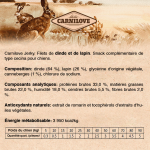 Carnilove Dog Adulto Jerky en barritas sabor Conejo Pavo