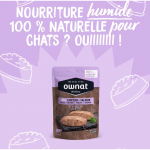 Ownat Wetline comida húmeda para gatos sterilised chicken & salmon