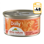 Almo Nature Daily Comida Húmeda en Mousse para Gatos con Salmón
