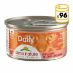 Almo Nature Daily Comida Húmeda en Mousse para Gatos con Salmón