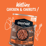 Pack Ownat Wetline Chicken & Carrot Cibo Umido per Cani con Pollo
