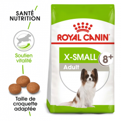 Royal Canin X-Small Adult 8+ croquettes pour chiens seniors de races de petite taille