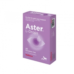 Vetnova Aster L-Drops Solución Ocular Para Perros y Gatos en Monodosis