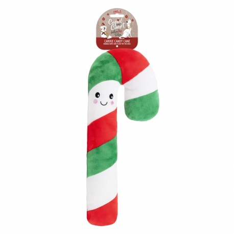 Rosewood Peluche XL para Perros Grandes Bastón de Navidad