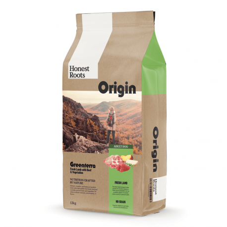 Honest Roots Origin Greenterra Pienso Natural Para Perros con Cordero and Vacuno