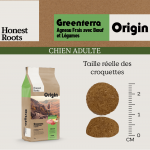 Honest Roots Origin Greenterra Pienso Natural Para Perros con Cordero and Vacuno