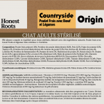 Honest Roots Origin Countryside Pienso Natural Para Gatos Esterilizados con Pollo y Vacuno