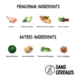 Croquettes pour Chiens Mini Ownat Prime Grain Free avec Agneau