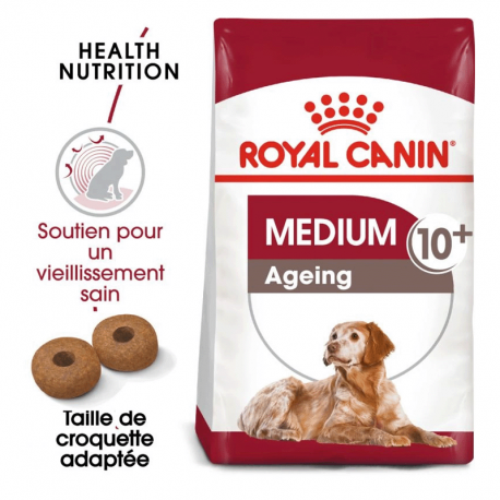 Royal Canin Medium Ageing 10+ croquettes pour chiens âgés de races moyennes