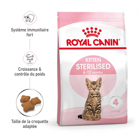 Royal Canin Kitten Sterilisé nourriture pour chatons stérilisés