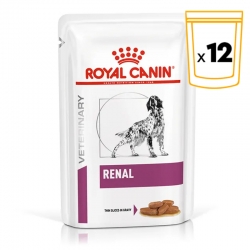 Pack x12 Royal Canin Veterinary Diets Renal nourriture humide pour chiens