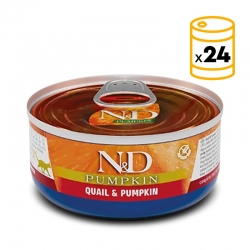 Pack boîtes Farmina ND Pumpkin Caille pour chats