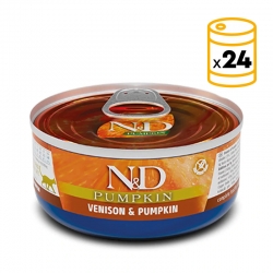 Pack boîtes Farmina ND Pumpkin Cerf pour chats