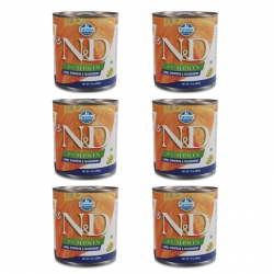 Pack boîtes Farmina ND Dog Pumpkin aliment humide pour chiens à l'agneau