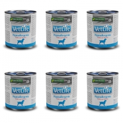 Pack de boîtes Farmina Vet Life Hypoallergenic pour chien au porc