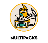 Packs con variedad de sabores de comida h&uacute;meda para gatos