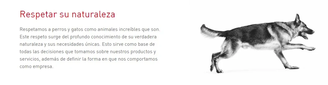 Valores de Royal Canin