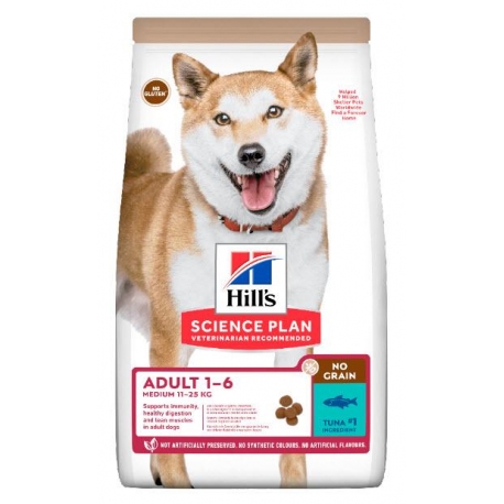 Science Plan™ Canine Adult Medium No Grain Atún 14kg