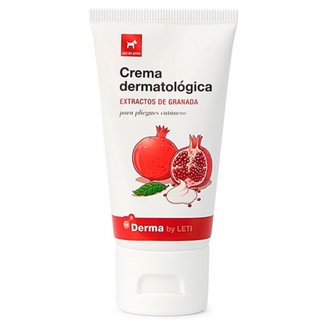 Crema dermatológica con extracto de Granada para perros.