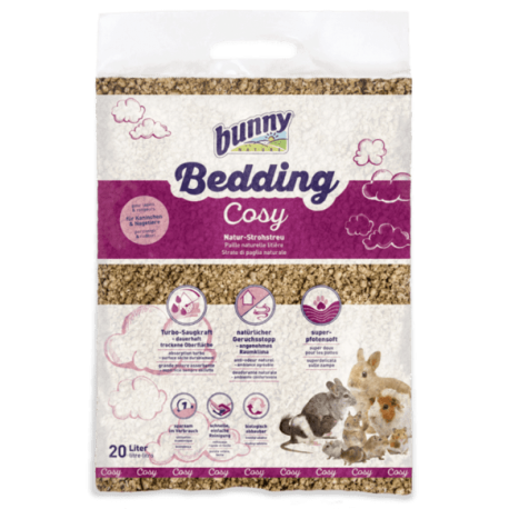 Bunny Lecho Natural Cosy 60 L Para Conejos Y Roedores