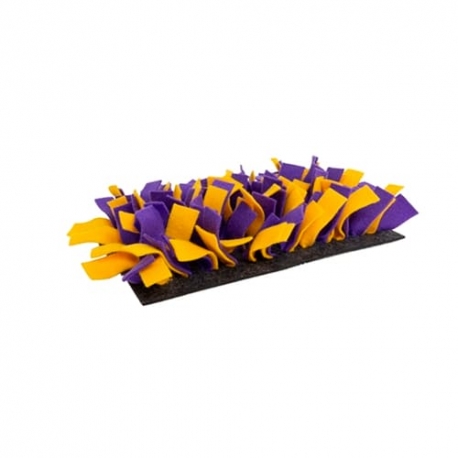 Bunny Snufflemat Morado-Amarillo Para Conejos Y Roedores