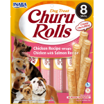 Pack Churu para perro adulto Rolls de Pollo Con Salmón 8x96gr