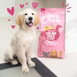 Pienso para perros cachorros Edgard & Cooper con pato fresco y pollo