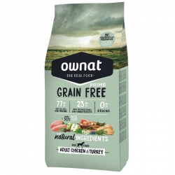 Ownat Grain Free Prime-Adulto Pollo e Tacchino per cane (1)