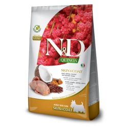 Farmina ND Quinoa Skin Coat Pienso para perros Minis de Codorniz